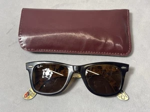Ray Ban Sonnenbrille RB2140 Wayfarer seltene Prints Serie 8 London - Bild 1 von 14