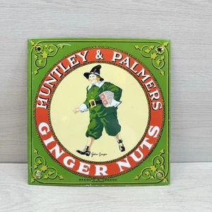 Huntley & Palmers Ginger Nuts Emailschild True Vintage unrestauriert 21 x 21 cm - Bild 1 von 3