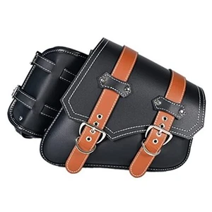 Motorcycle Saddle Bags Side Bags|Saddlebags|Pvc Leather Waterproof Side Swing  - Picture 1 of 8