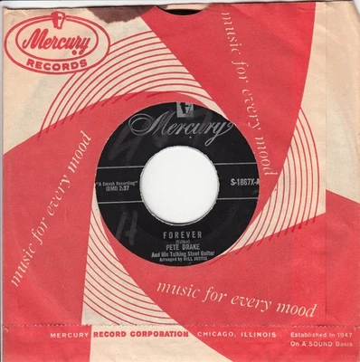 Pete Drake: Forever/Sleep Walk -Mercury S-1867X MONO 1964 pop rock vocal 45rpm Foto 1 de 4