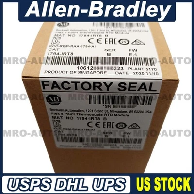 New Factory Sealed AB 1794-IRT8 SER B Flex 8 Point Thermocouple RTD Module - Image 1 of 3