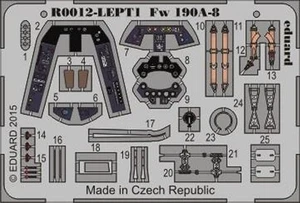FOCKE WULF FW 190A-8 190 A 1/72 EDUARD R0012 LEPT1 FOTOINCISIONI PER KIT EDUARD - Picture 1 of 2