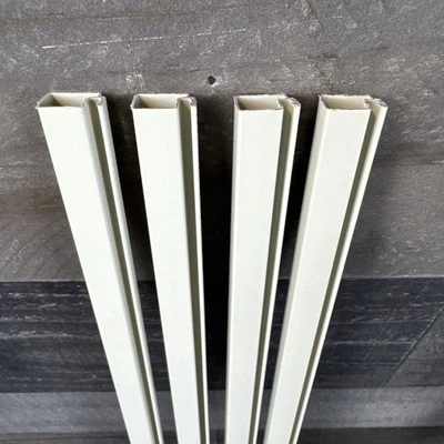 Lote de 4 segmentos de ventana de marco de pantalla de aluminio 7/16 36 pulgadas 3/4x7/16x36 tostado Foto 1 de 4