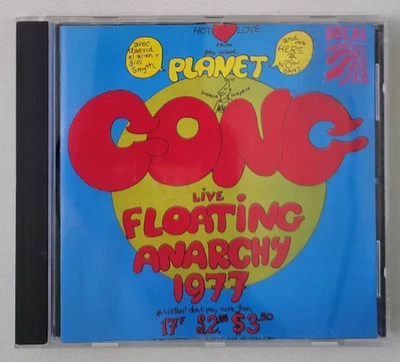 Gong Planet Gong Live Floating Anarchy 1977 CD 1990 Decal Charly Psychedelic Foto 1 de 2