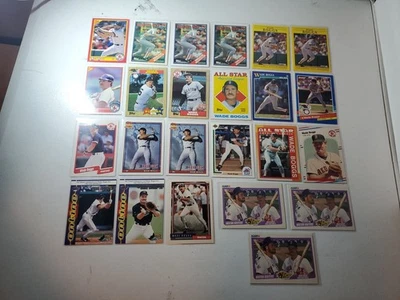 Wade Boggs Lote (24) ⚾️🔥 Medias Rojas de Boston, MLB, Topps, Score, Pacific, Fleer Hof Foto 1 de 4