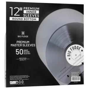 50x Buste Vinili 33 Giri Interne Antistatiche per Dischi Vinile LP Trasparenti - Afbeelding 1 van 6