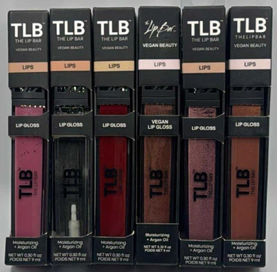 6 件装 The Lip Bar 唇彩套装 ~ 0.30 FL OZ 每件 ~ 快速发货 ~ 阅读 — 第 1/3 张图片