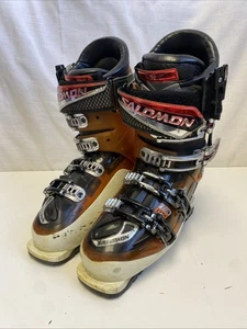 Botas de esquí alpino Salomon Energyzer 110 blancas naranjas para hombre talla 25 - Imagen 1 de 7