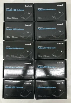 QTY: 10 Inateck (FEU3NS-1) Portable 2.5" HDD/SSD Enclosure - Image 1 of 4
