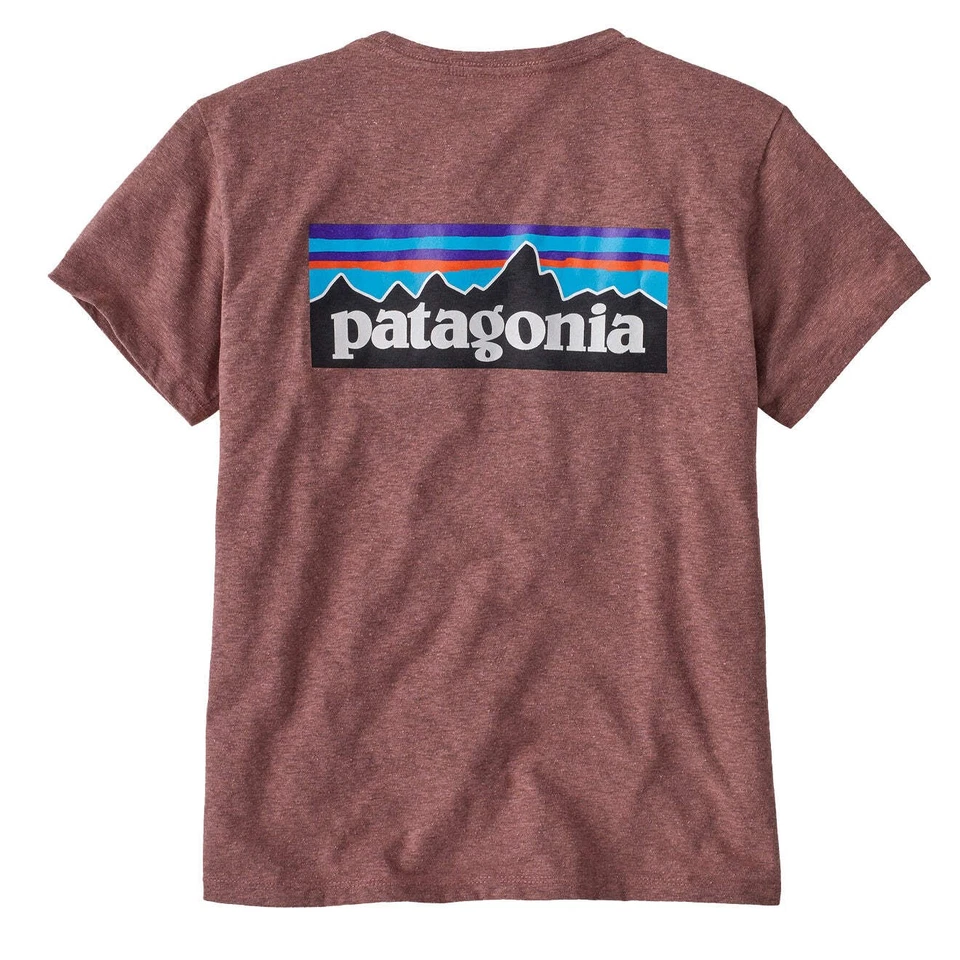 Patagonia Womens P-6 Logo Responsibili-Tee Dulse Mauve - Image 1 of 1