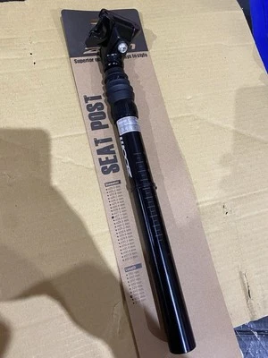 Zoom Suspension Black Alloy Saddle Seatpost 350x27.2mm - Image 1 of 4