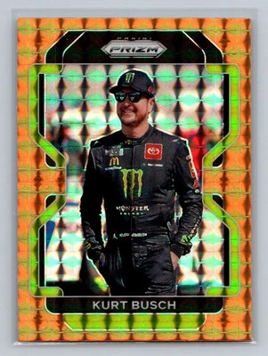 2022 Panini Prizm #44 Kurt Busch Reactive Orange - Image 1 of 2