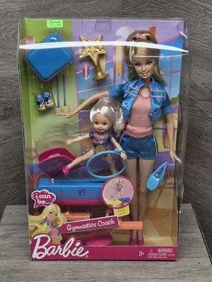 Barbie I Can Be A Gymnastics Coach 2009 con Kelly #T4800 Mattel ¡Nueva envío gratuito! Foto 1 de 4