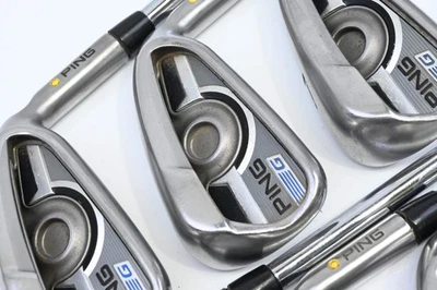 Ping G Series Irons / 5-PW / Yellow Dot / Regular Flex Ping AWT 2.0 - Image 1 of 4