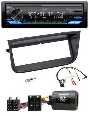 JVC Bluetooth DAB USB Steering Wheel Car Stereo for Peugeot 406 2002-2005 - Image 1 of 4