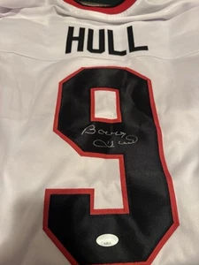 Bobby Hull Chicago Blackhawks Autographed Auto Hockey Jersey JSA Certified - Picture 1 of 4