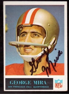 1965 PHILADELPHIA GUM #179 GEORGE MIRA ROOKIE AUTOGRAPH, SIGNED CARD - Picture 1 of 1