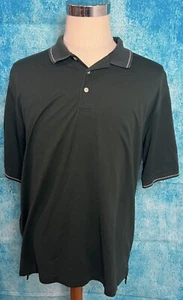 L.L Bean Men's Size L Polo Shirt Short Sleeve Green - Picture 1 of 5