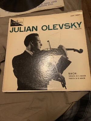 JULIAN OLEVSKY-BACH SONATA& PARTITA FOR SOLO VIOLIN-WESTMINISTER XWN-18827 - Image 1 of 4