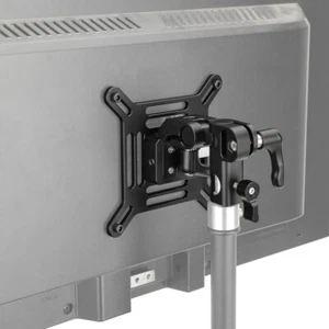Camvate 75 mm 100 mm VESA Monitorhalterung Ständer mit QR V-Lock für 13 bis 32" Bildschirme - Bild 1 von 8