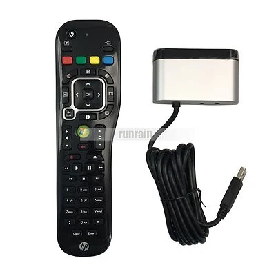 HP TSGH-IR07 MCE Remote And HP TSGI-IR01 Media Center MCE IR Receiver - Image 1 of 4