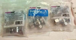 Water /Stop VALVE/ 1/2 IN. Nom /Comp x 3/8IN. OD /Comp/Angle/ 3 ct. - Picture 1 of 10