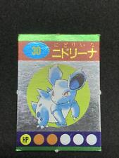Nidorina Pokemon Picture Book Mini Card Japanese Nintendo Very Rare From Japan