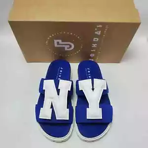 Joshua's Heart In New York City Slipper Fußbett Sandalen Blau Weiß Größe EU 37 - Bild 1 von 12