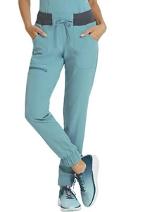 Pixie Wings HeartSoul Scrubs Low Rise Jogger Pant HS031 PXWG - Picture 1 of 6