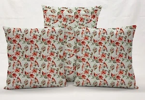 Winter Cardinals Pillowcase / Pillow Cover (Many Sizes) - Picture 1 of 4