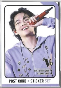 BTS V [Post Card 12P/ Sticker 3P Set] K-POP 202309 - Picture 1 of 3