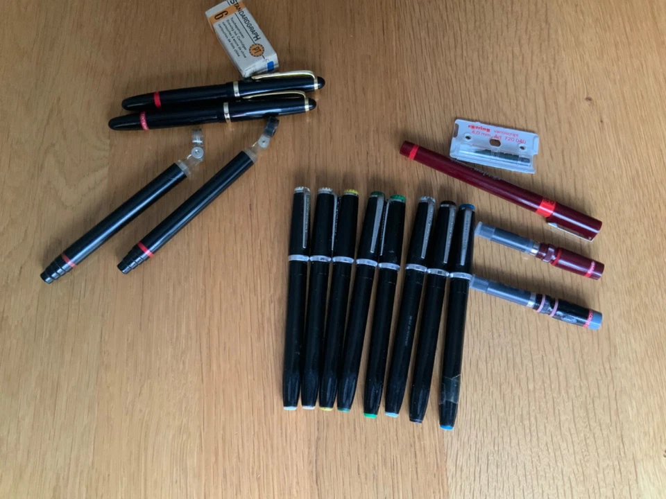 Vintage ROTRING Standardgraph Tuschefüller Isograph Tintenkuli Radiograph Spitze - Bild 1 von 4