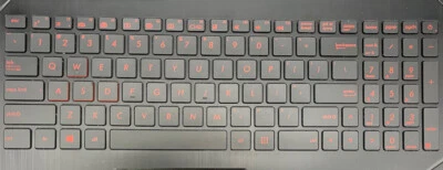 Asus ROG Strix GL502 GL502VML GL502VMZ BACKLIT LAPTOP KEYBOARD KEYS KEYCAPS - Image 1 of 4