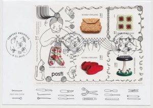 Finland FDC 2015, Art, Craft, Skilled Hands, Booklet, Mint - Picture 1 of 1