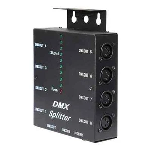 8-port Channel 3Pin Optical Distribution Amplifier for Stage Lighting Effects - Picture 1 of 11