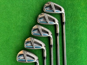 TaylorMade SIM MAX OS IronSet 6-9+Pw 5pc RH KBS max85 steel Flex Stiff Used - Picture 1 of 13