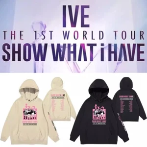 Kpop 아이브 1ST World Tour SHOW WHAT I HAVE Unisex Cap Hoodie Coat - Picture 1 of 3