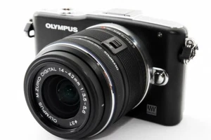 Olympus E-PM1 12.3MP 14-42mm Kit Lentille Noir [ EXC Avec / 8GB Carte SD - Photo 1 sur 11