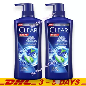370ml x 2 : Clear Men Shampoo Anti-Dandruff Cool Sport Menthol - Picture 1 of 1