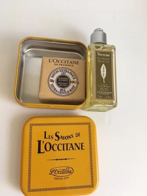 L'Occitane Set: Extra Gentle Milk Bar Soap with Shea Butter 1.7oz + Verveine Gel - Image 1 of 1