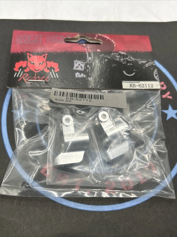 RedCat Racing KB-62112. Polished Aluminum Rear Hub Carrier (2). Twister - Image 1 of 1