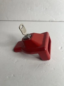 Rotes Universal Glad Handschloss mit einem Schlüssel - Bild 1 von 3