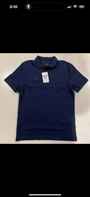 男子 Air Jordan 高尔夫 Polo 衫 Nike Dri-Fit 深灰色 休闲 DQ7905-419 M — 第 1/2 张图片