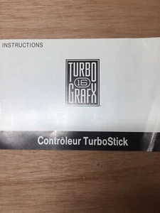 Turbografx 16 NEC Canada French Turbostick Instructions - Picture 1 of 3