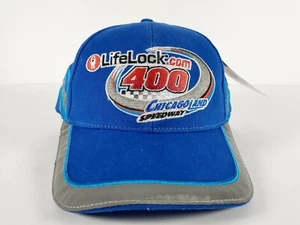 Sombrero Lifelock 400 Nascar Chicagoland Speedway Joliet 10 de julio de 2010 ajustable - Imagen 1 de 10