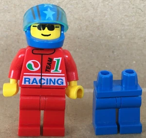LEGO®-Minifigur Classic Town Octan Racing Rennfahrer Star Helm - oct027 oct039 - Picture 1 of 8