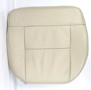 2004 Ford F150 Super-Crew Crew-Cab Driver Bottom Seat Cover Light Parchment Tan - Picture 1 of 7