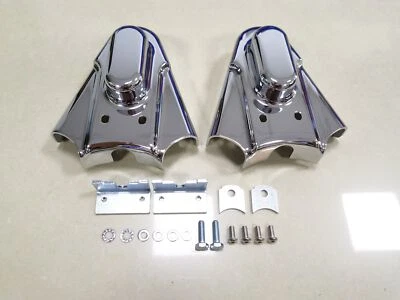 Metal Rear Swingarm Axle Cover Fit for Harley Softail Deluxe FLSTN FXSTD FXSTC - Image 1 of 4