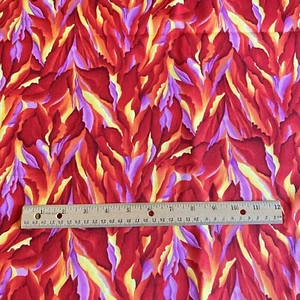 1.5 YD Red Abstract Fabric RJR Quilting Cotton - Picture 1 of 5