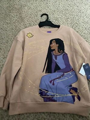 Disney Wish Girls Sweatshirt “wishes Come True”SZ XL 14-16 - Image 1 of 3